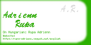 adrienn rupa business card